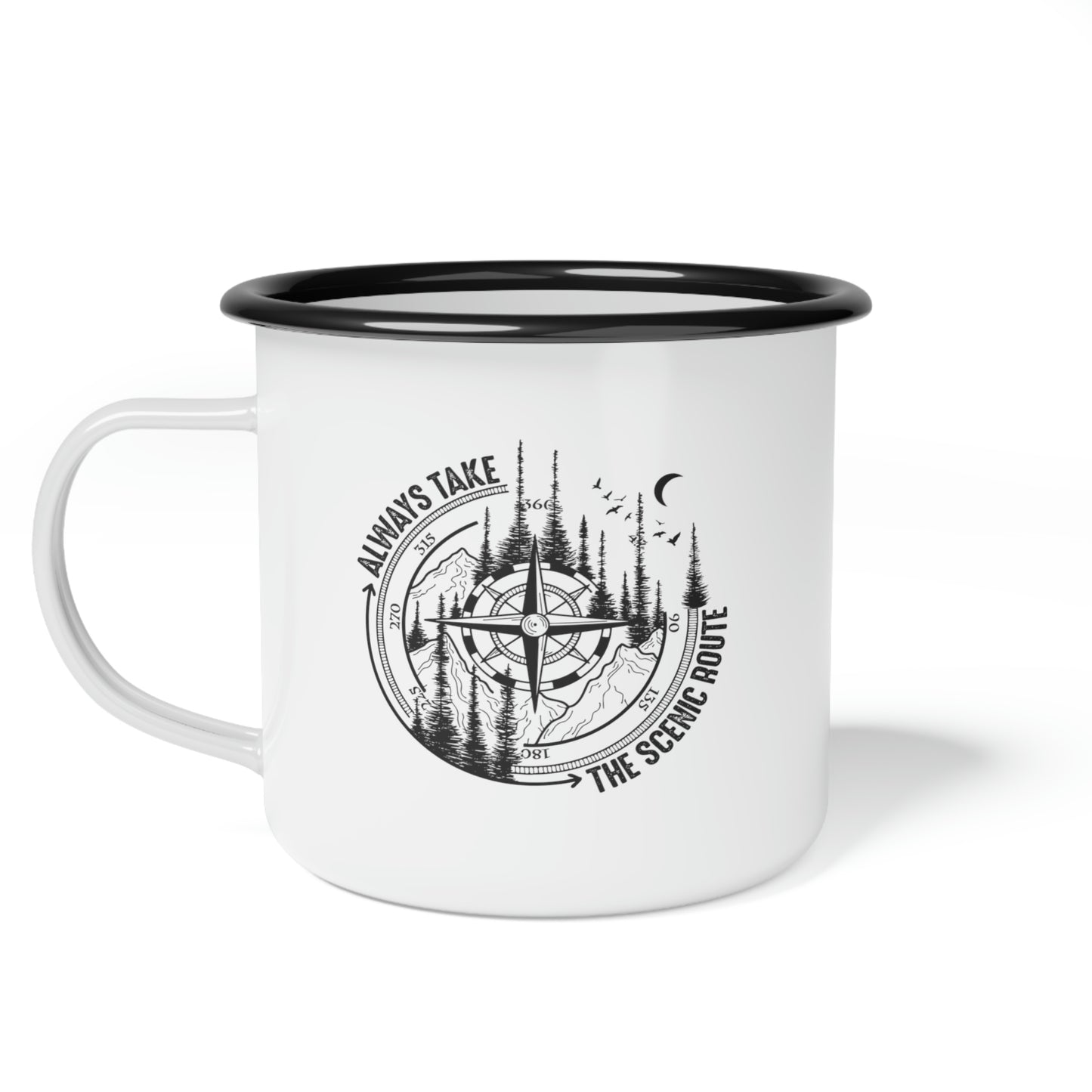 Scenic Route Enamel Camp Cup