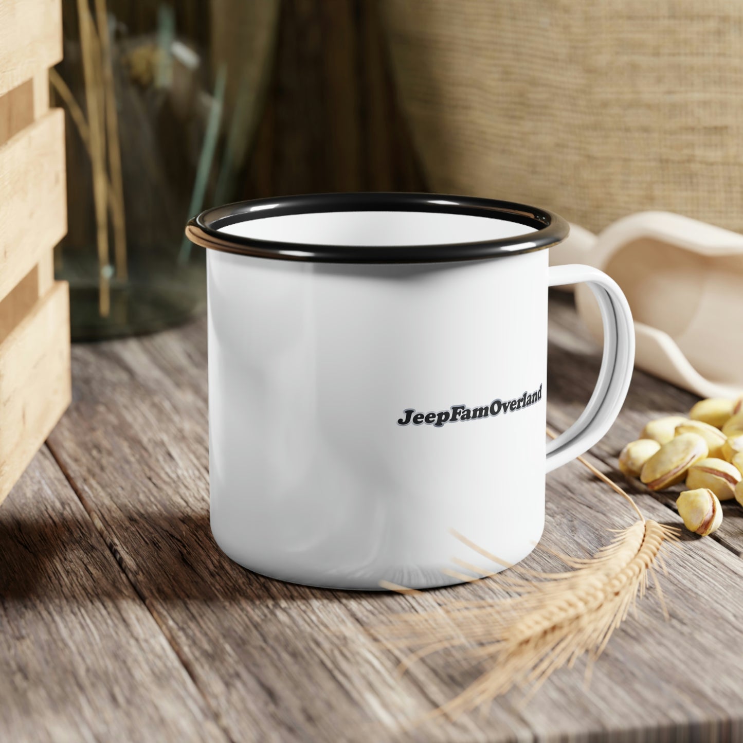 Swamp Fisherman Enamel Camp Cup